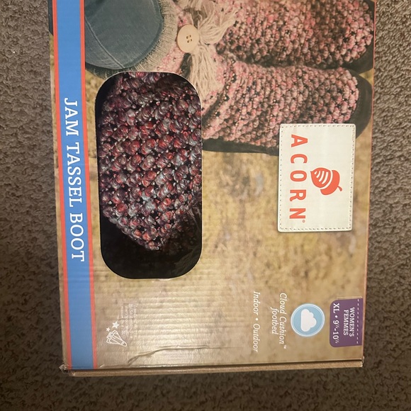 Acorn Jam Tassel Boot - Red - Picture 1 of 5